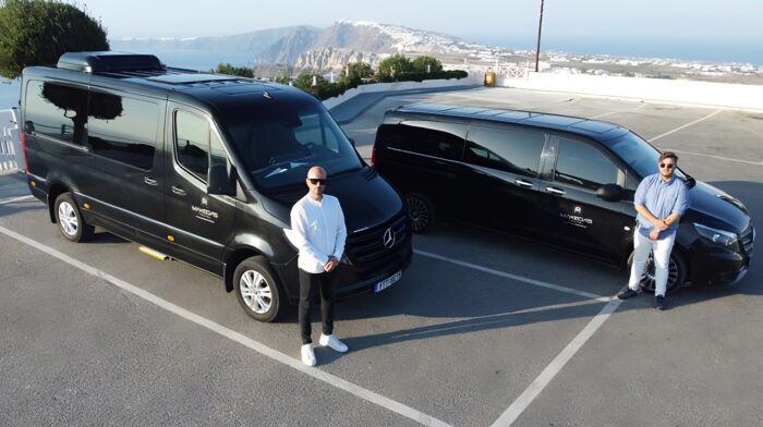 Make your Santorini trip an unforgettable experience with our Santorini private transfers services with your own private drive and vehicle.